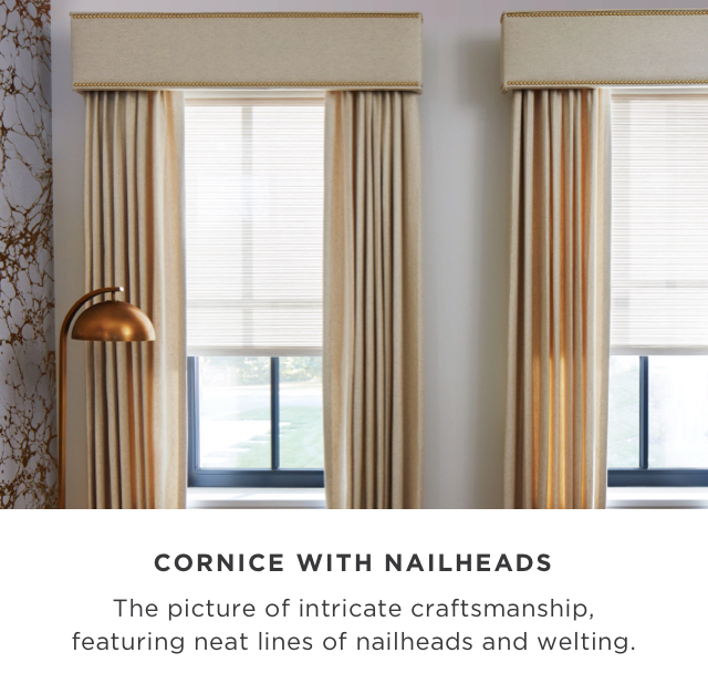 Cornice With Nailheads