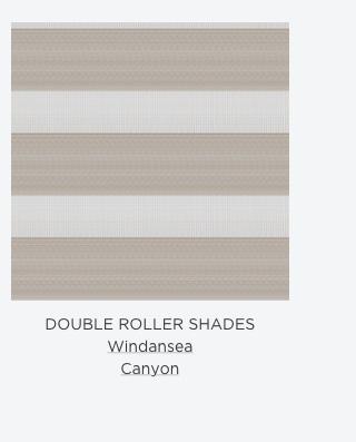 Double Roller Shades, Windansea Canyon