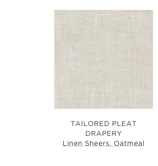 Linen Sheers, Oatmeal