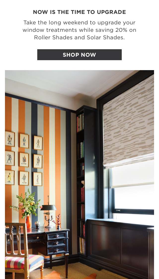 20% Off Roller Shades