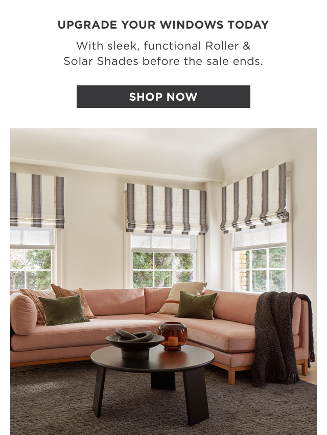 20% Off Roller Shades - Order Free Swatches