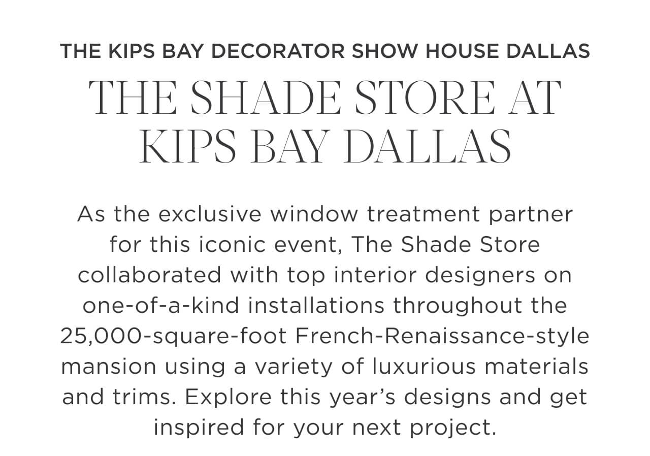 The Shade Store at Kips Bay Dallas