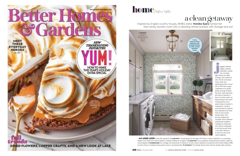 The Shade Store Featured in Better Homes & Gardens November 2020 