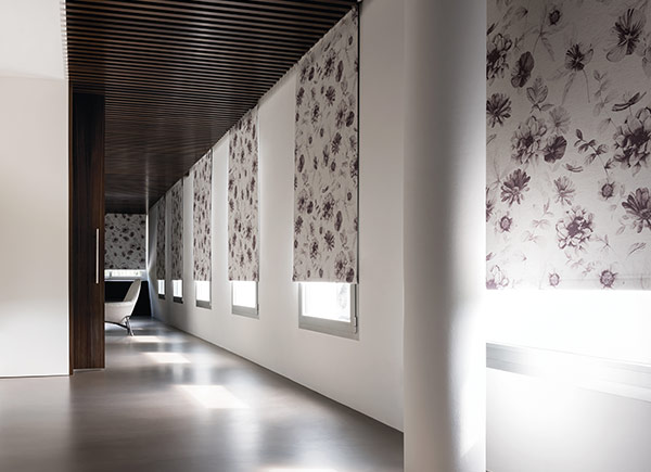 Roller Shades | Fleur | Black Roller Shades | Fleur | Black