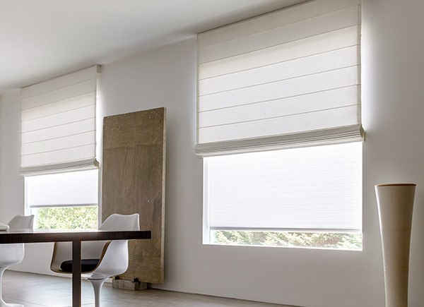 Cascade Roman Shade | Cotton | White Cascade Roman Shade | Cotton | White