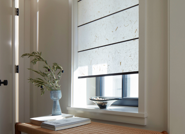 Zen Roller Shade, FABRIC: Papyrus, COLOR: Natural