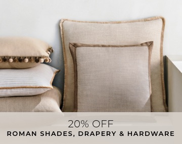 Multiple Square Pillows stacked against a white wall featuring various styles in neutral colors with overlaid sales messaging